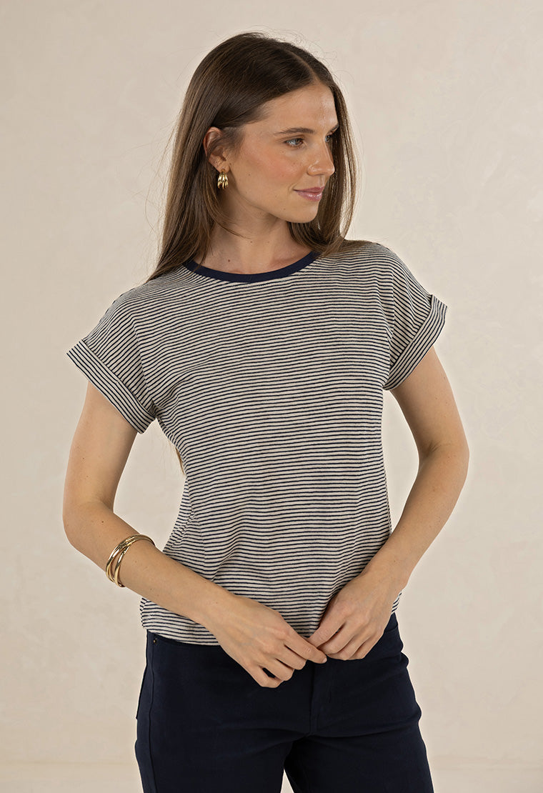 Pinnacle Stripe Tee - Salt & Sand Clothing