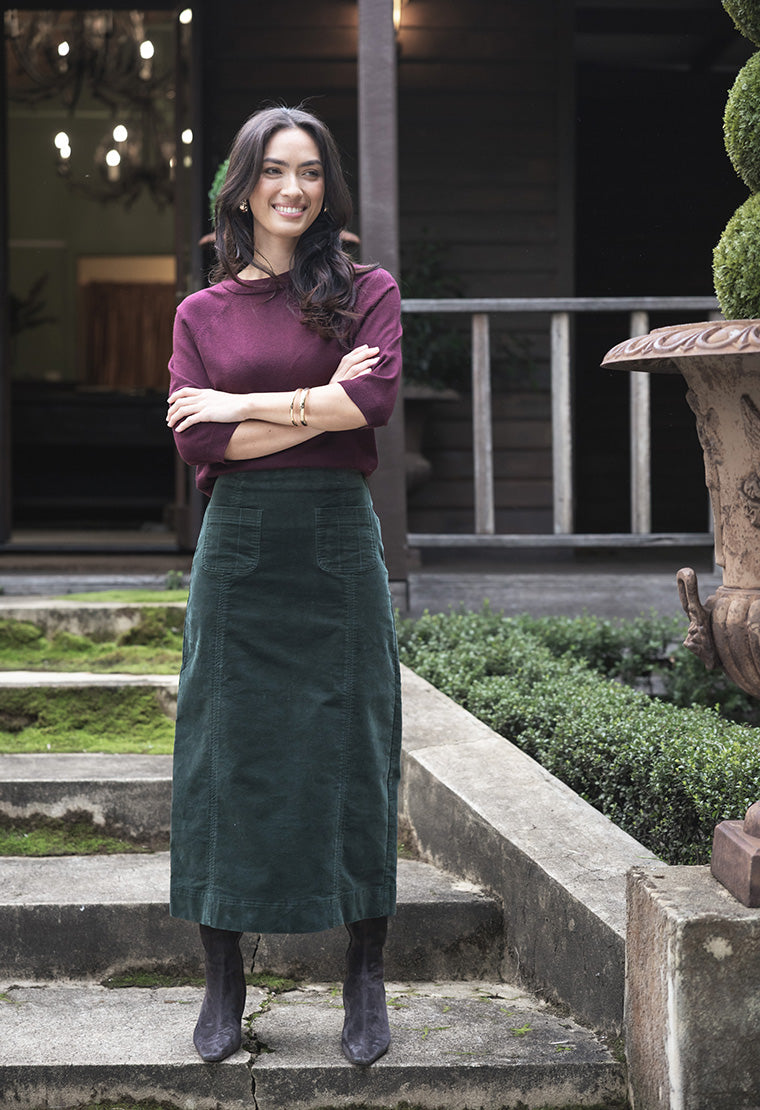 Va Va Velour Skirt - Salt & Sand Clothing