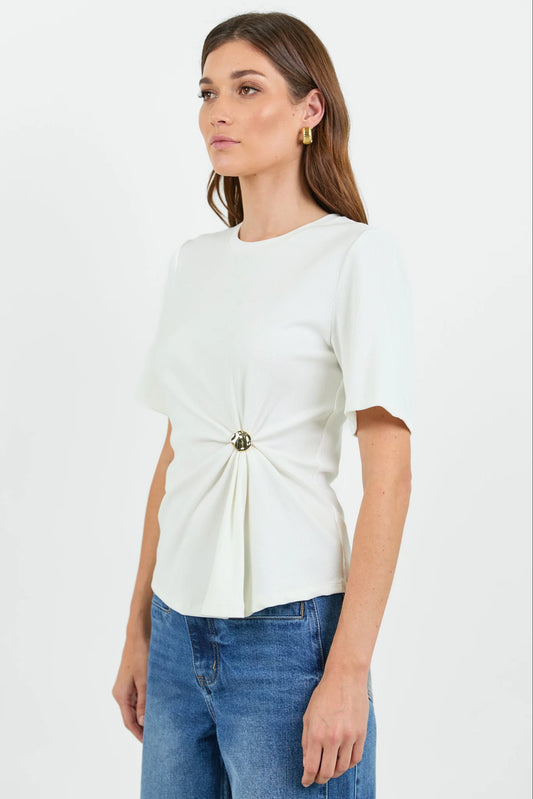 Helm Waist Buckle Short Sleeve Tee - Salt & Sand Clothing