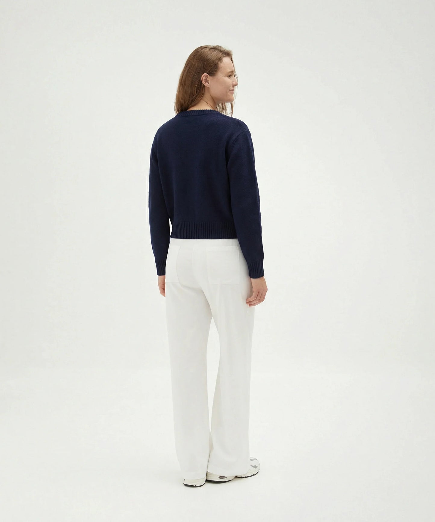 Crew Neck Cardigan