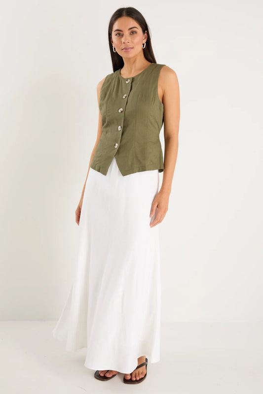 Influx Fitted Panelled Vest