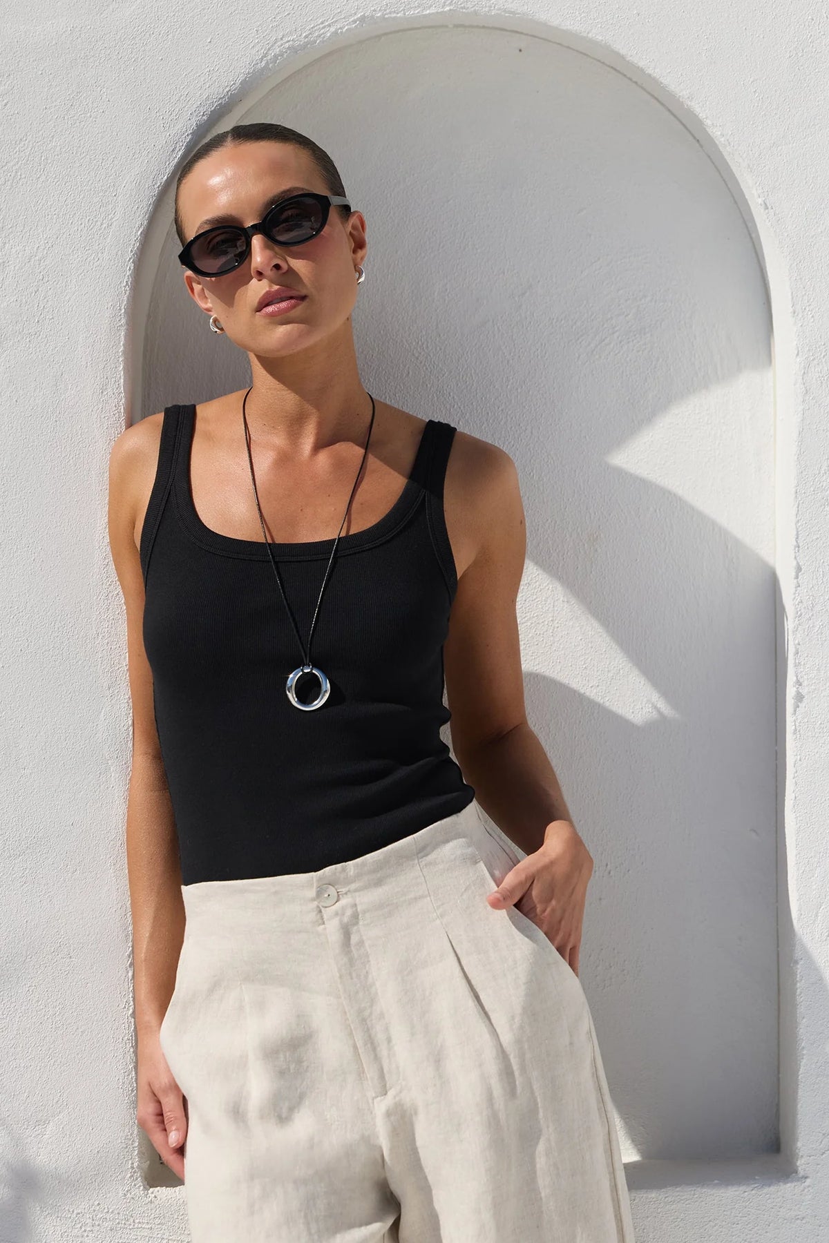 Curator Pleat Front Wide Leg Pants - Salt & Sand Clothing