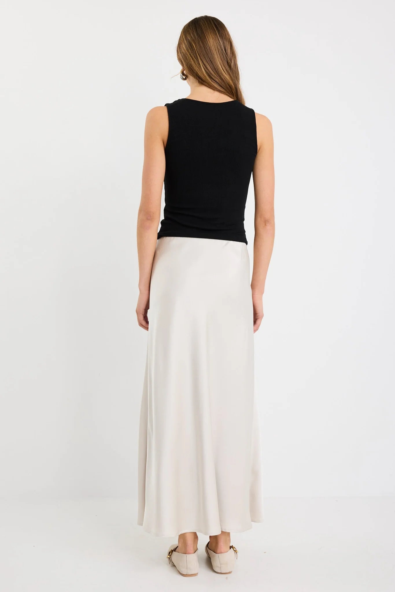 Prodigy Satin Bias Maxi Skirt - Salt & Sand Clothing