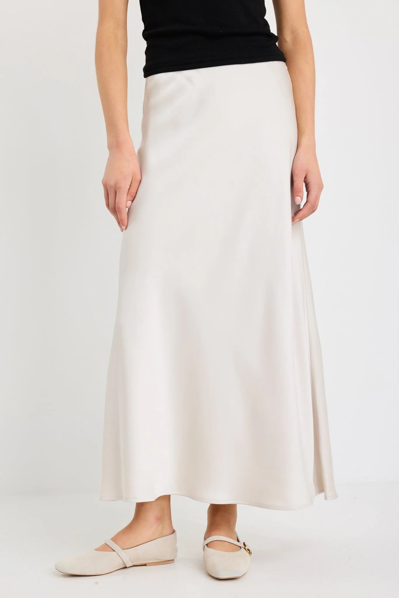 Prodigy Satin Bias Maxi Skirt - Salt & Sand Clothing