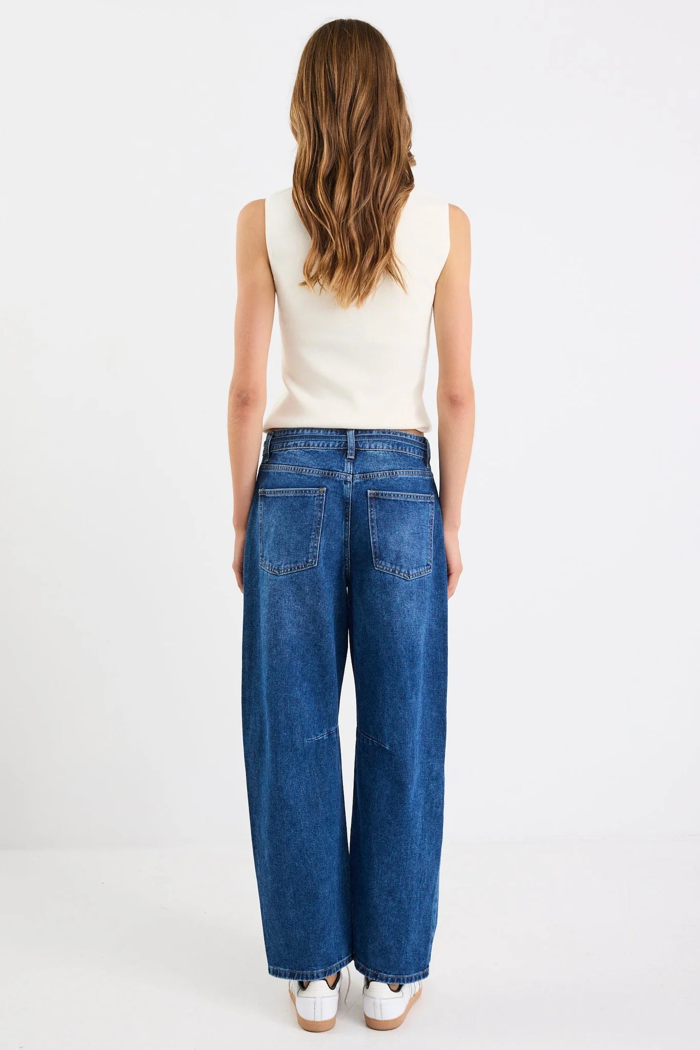 Campus Tie Waist Barrel Jean - Salt & Sand Clothing