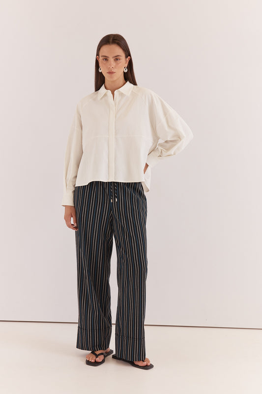 Ashby Peplum Shirt - Salt & Sand Clothing