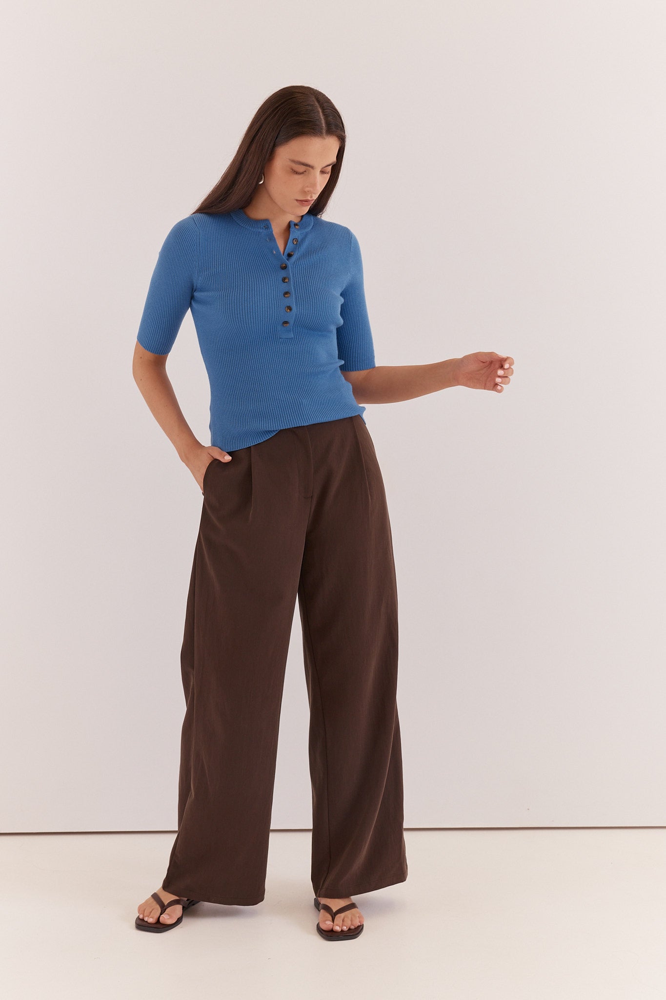 Natalie Wide Leg Trouser