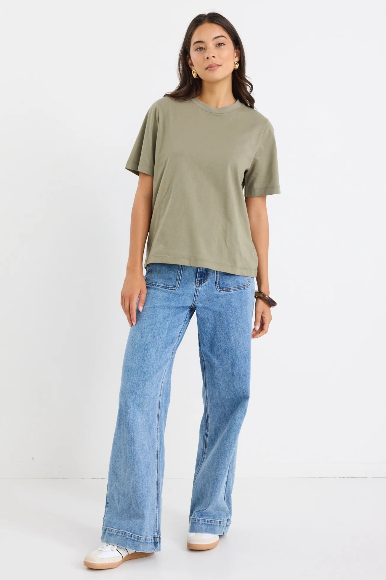 Street Crew Neck Short Sleeved Boxy SS Tee