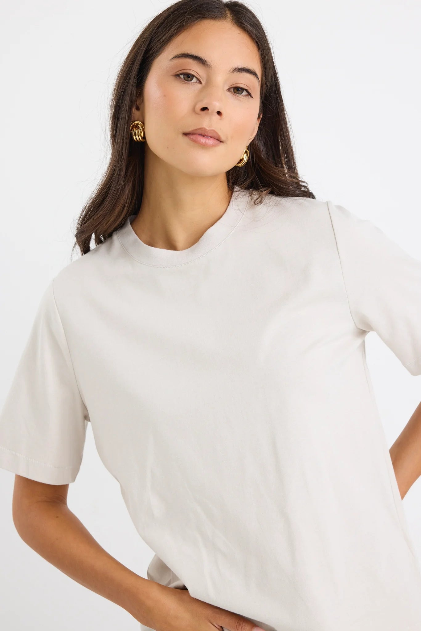 Street Crew Neck Short Sleeved Boxy SS Tee