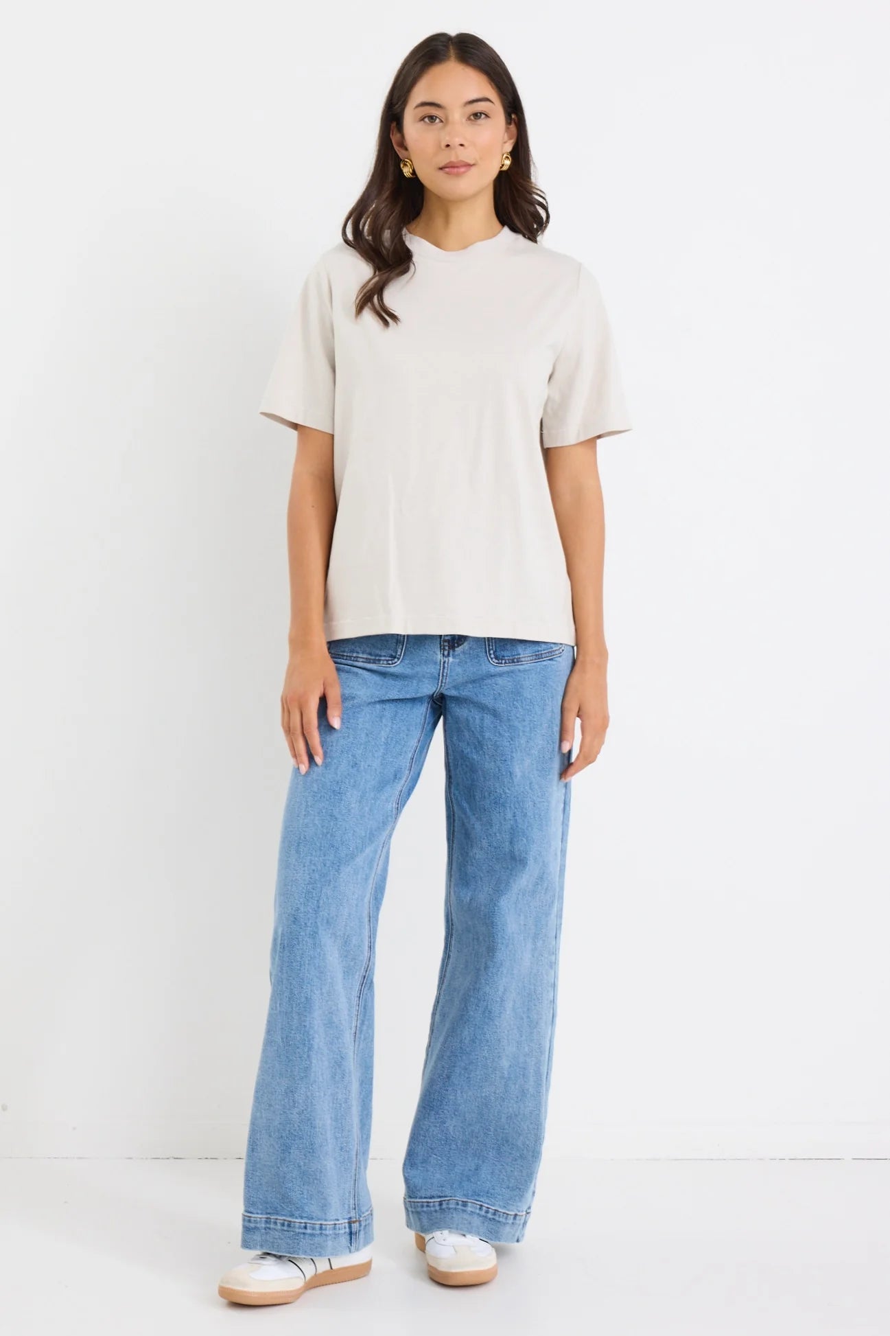 Street Crew Neck Short Sleeved Boxy SS Tee