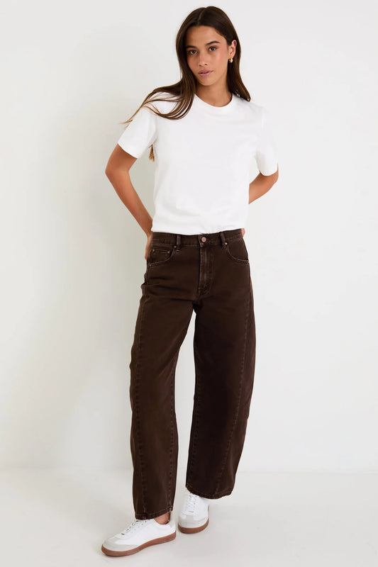 Varsity Forward Seam Barrel Jeans - Salt & Sand Clothing