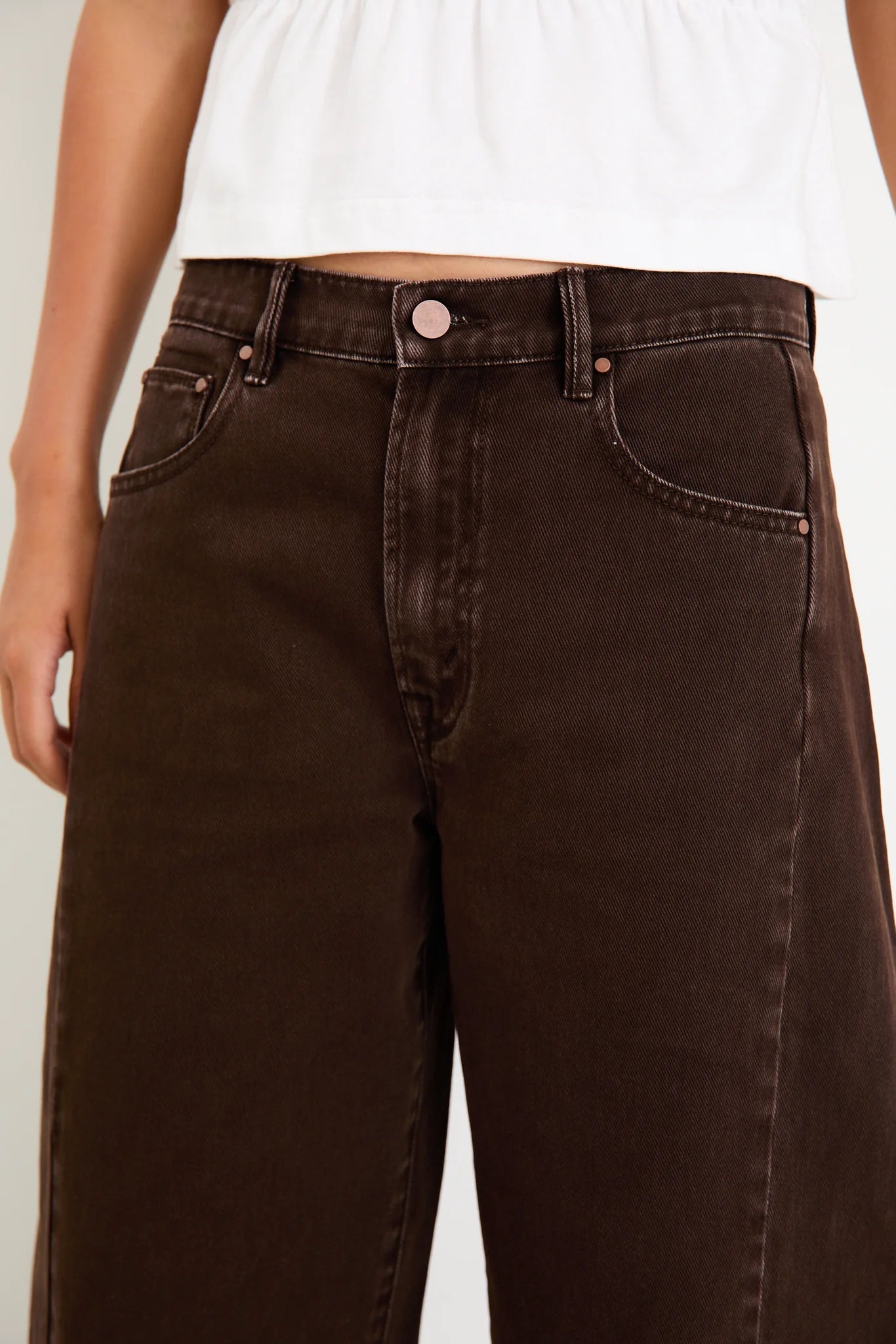 Varsity Forward Seam Barrel Jeans - Salt & Sand Clothing