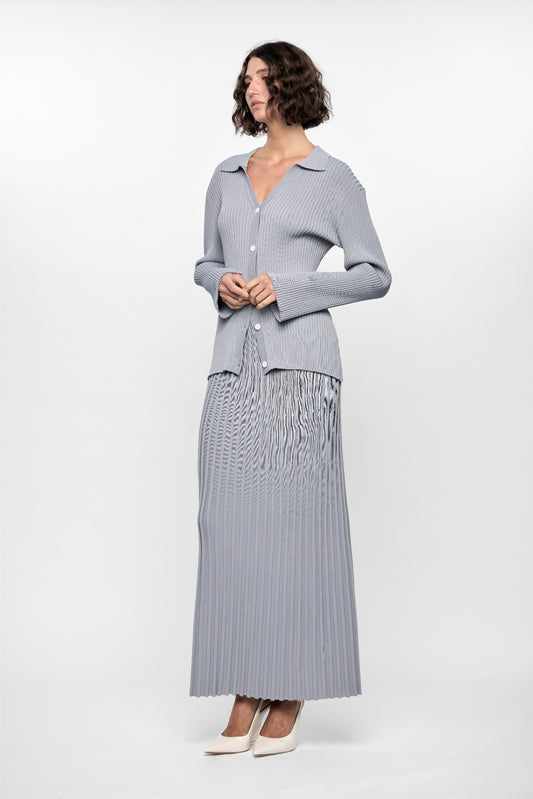 Vera Rib Knit Midi Skirt