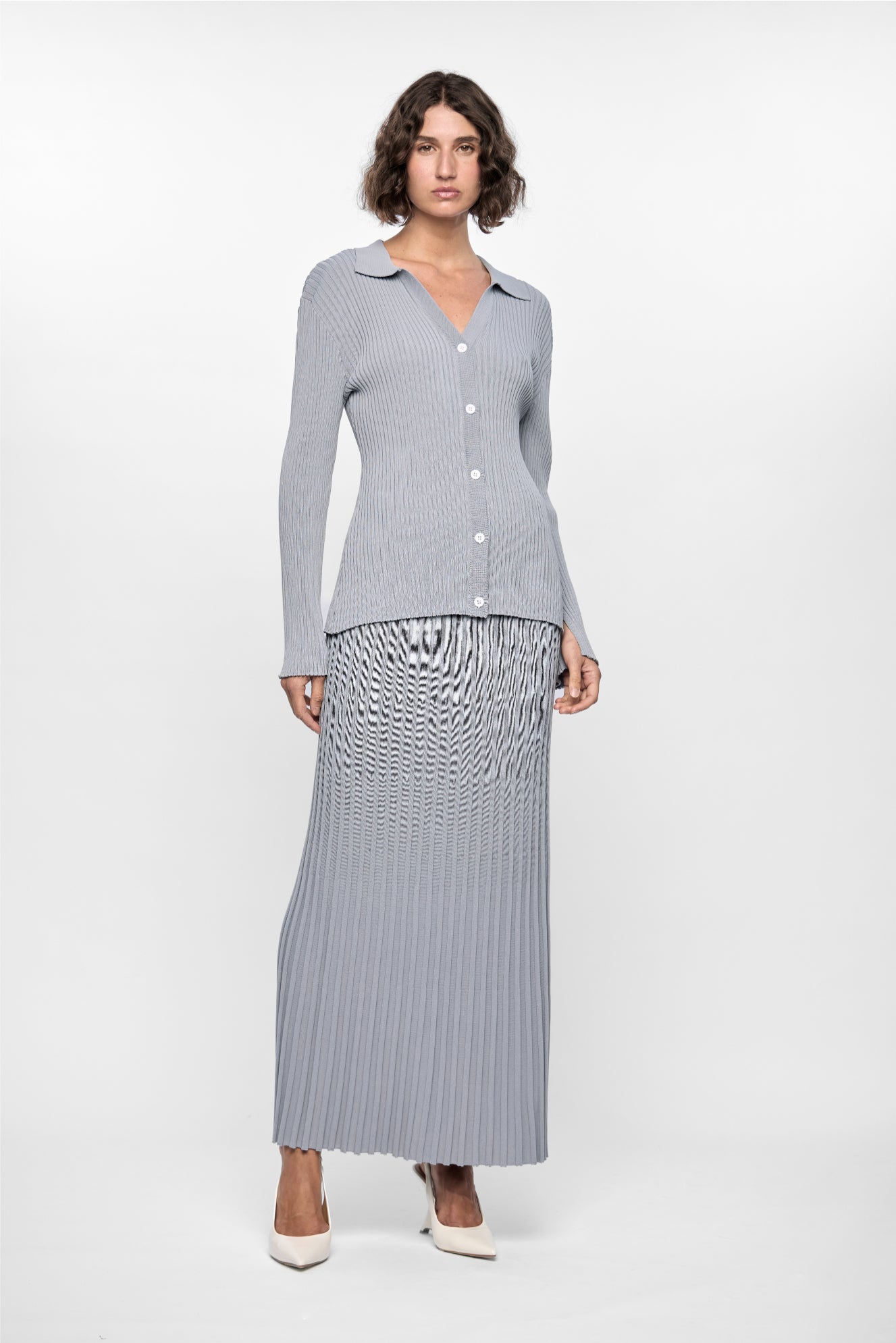 Vera Rib Knit Midi Skirt - Salt & Sand Clothing