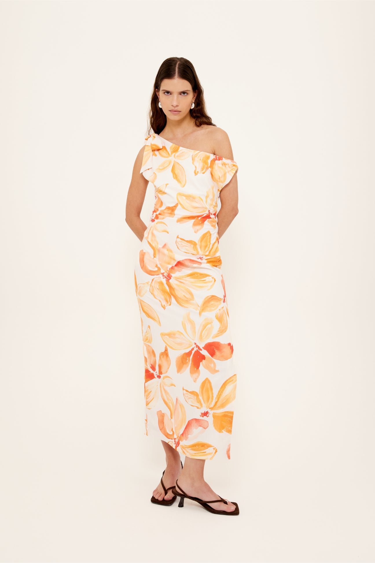 Solana Asym Midi Dress - Salt & Sand Clothing