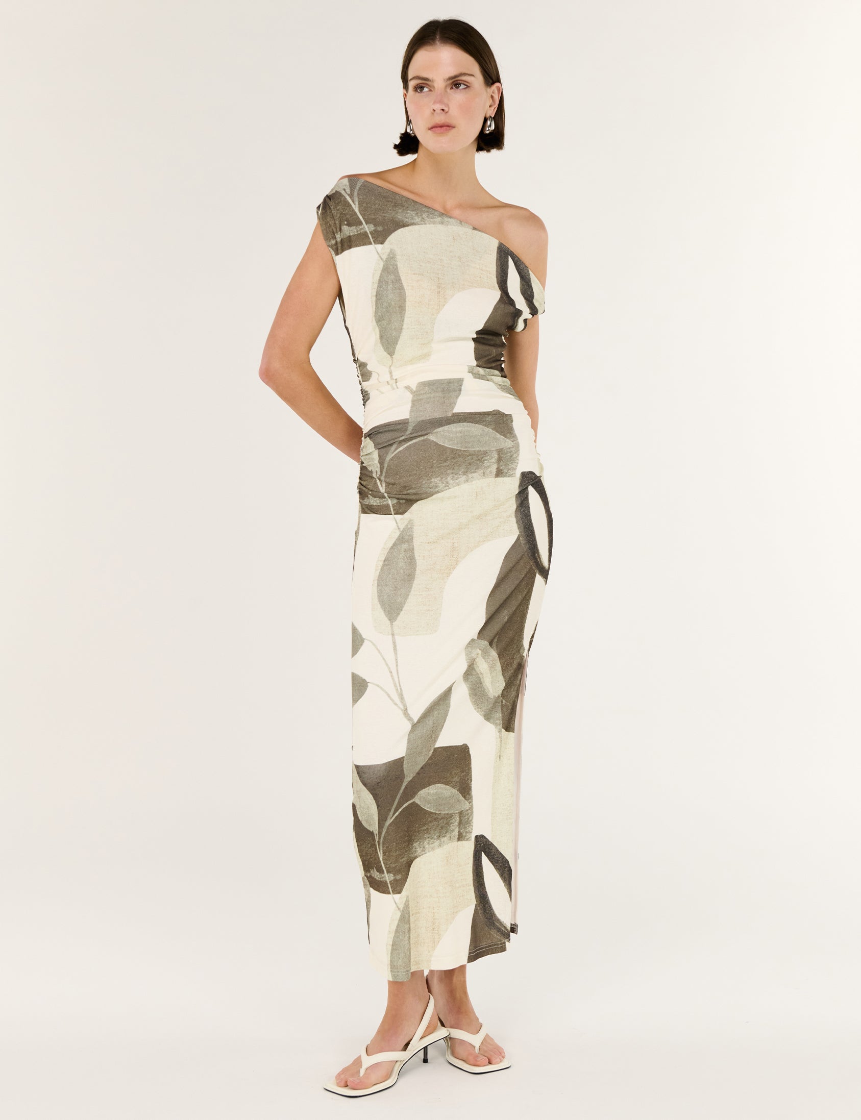 Ophiele Twist Midi Dress - Salt & Sand Clothing