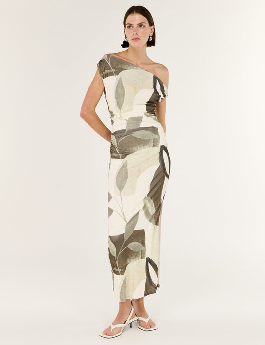 Ophiele Twist Midi Dress - Salt & Sand Clothing
