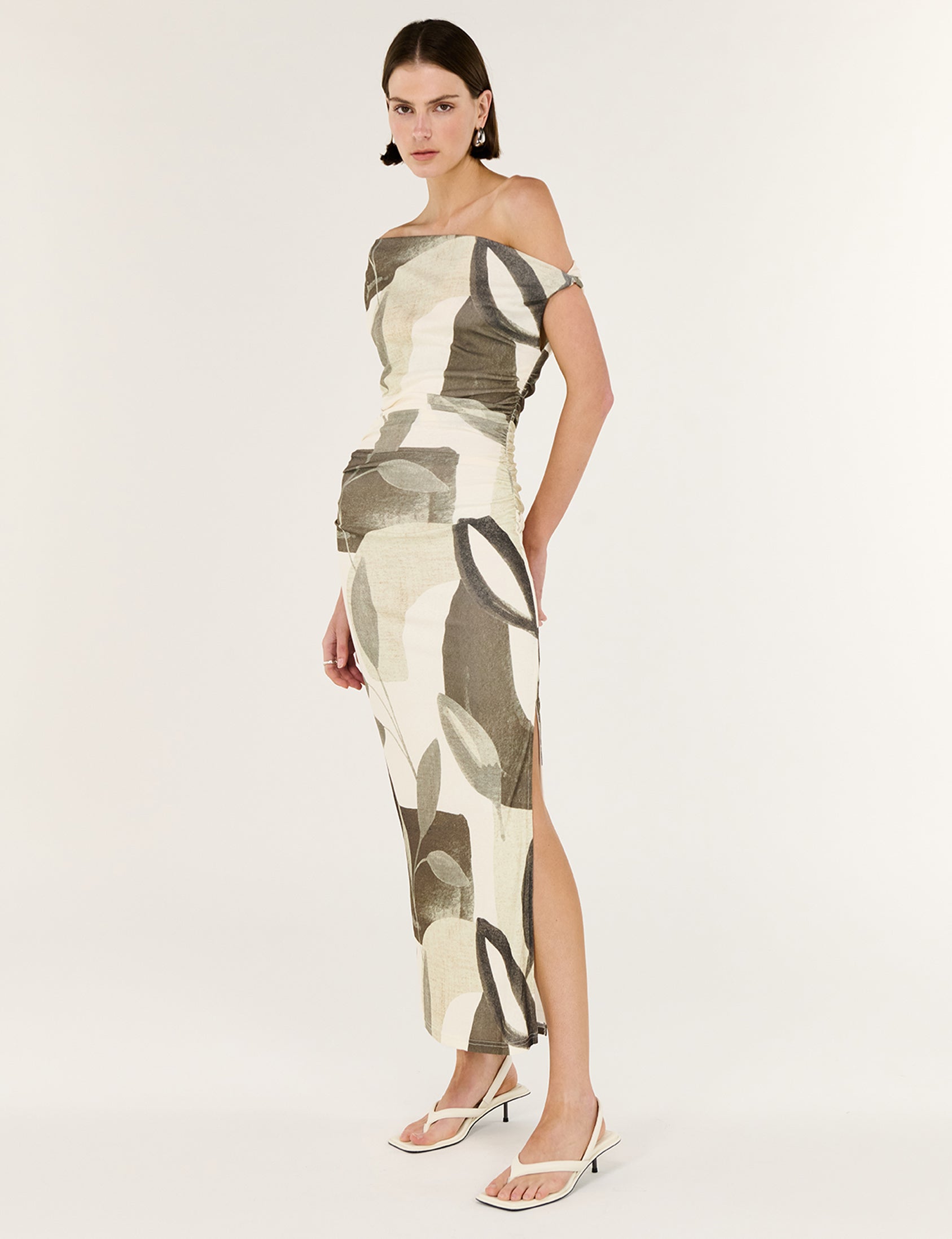 Ophiele Twist Midi Dress - Salt & Sand Clothing