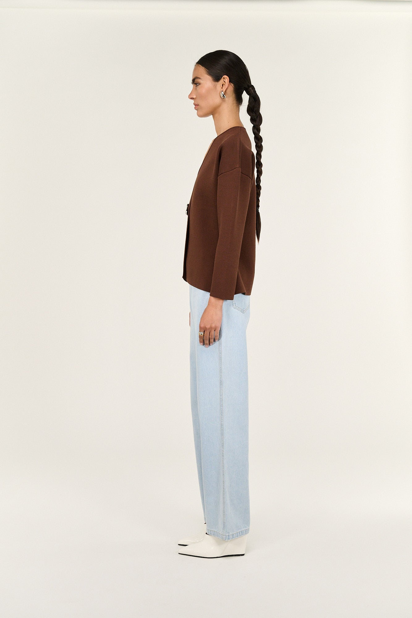 Delphine Sculpted Cardigan - Salt & Sand Clothing