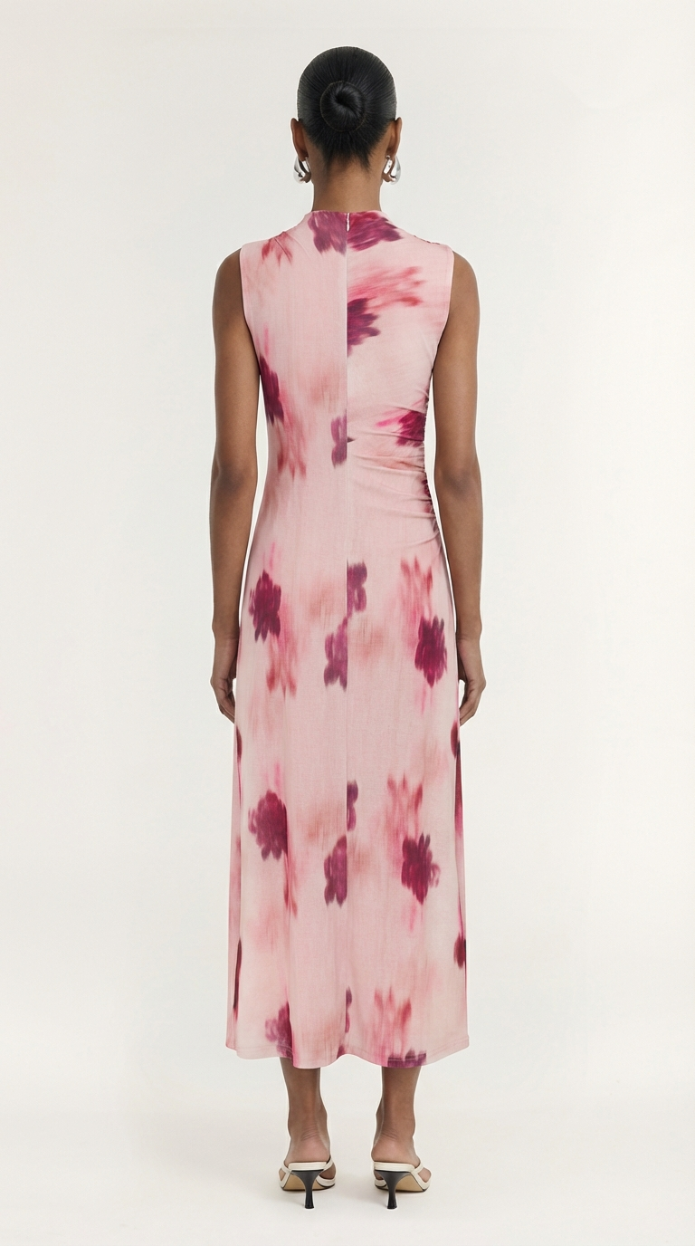 Ophyria Mesh Midi Dress
