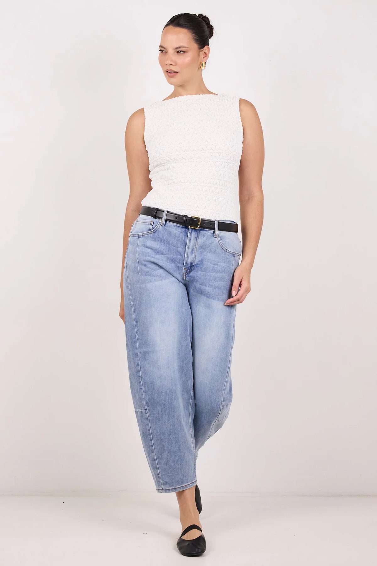 Graduate Stretch Barrel Jeans