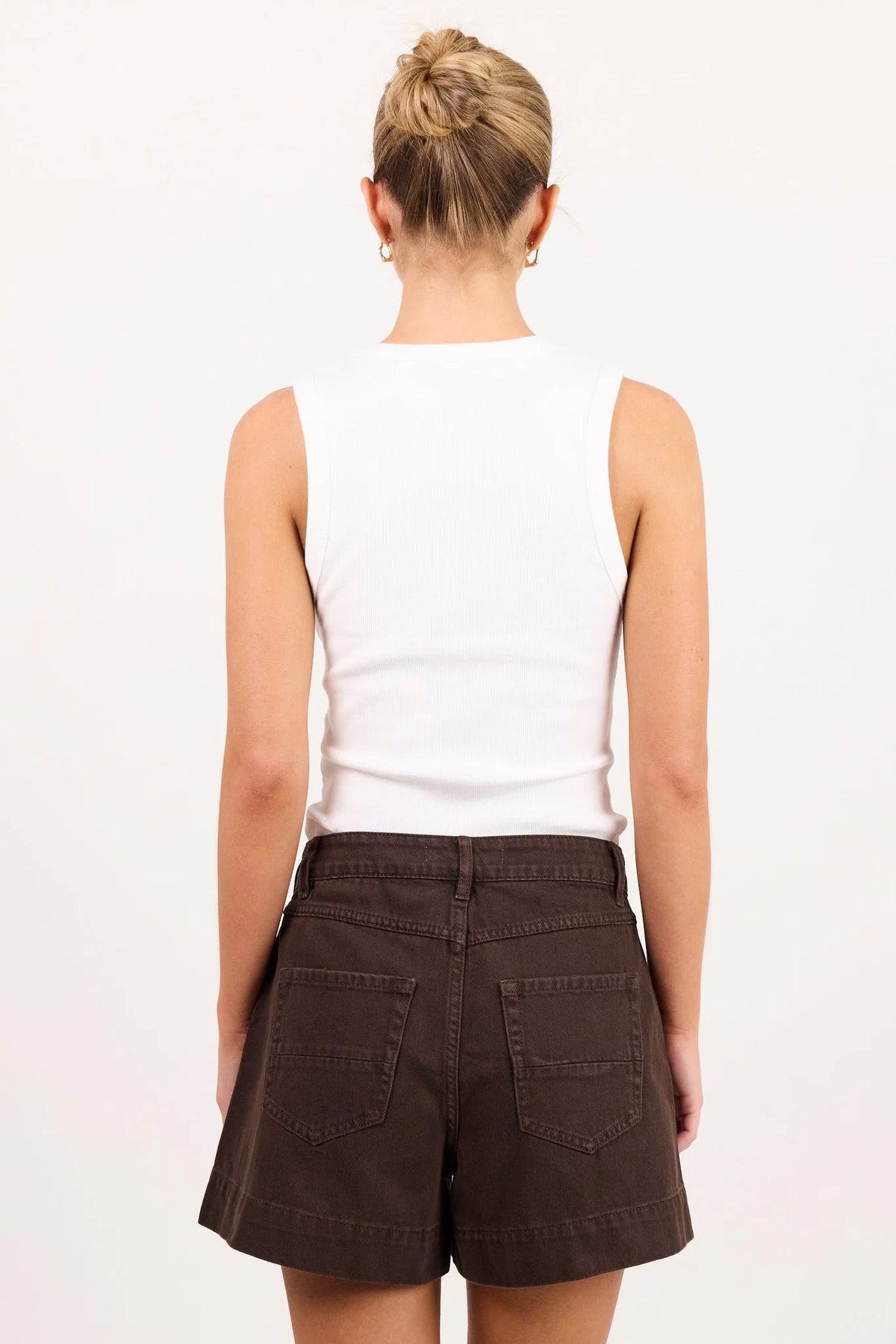 Vale V Neck Rib Tank - Salt & Sand Clothing