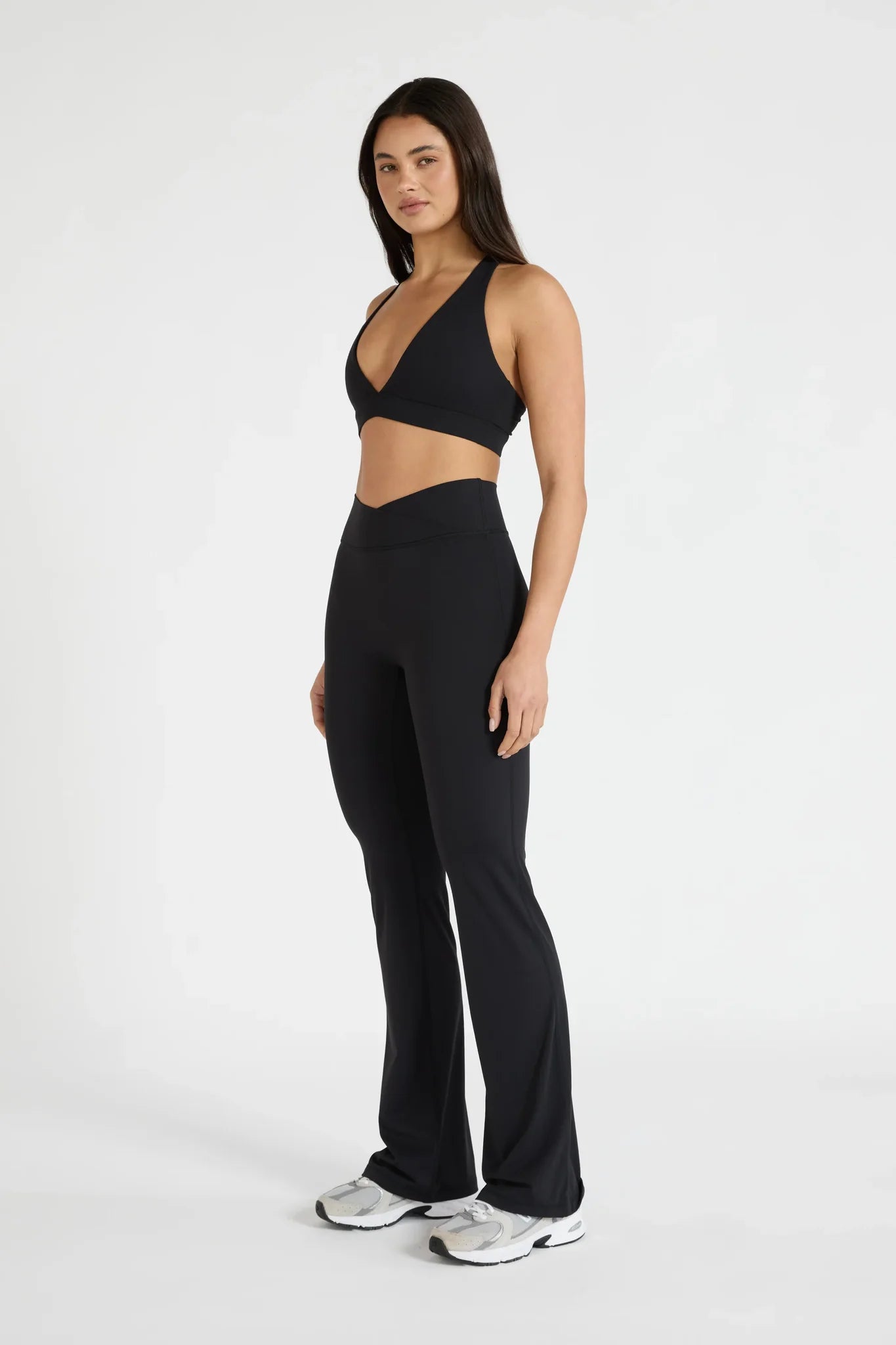 CloudCore V-Waist Flared Legging - Salt & Sand Clothing