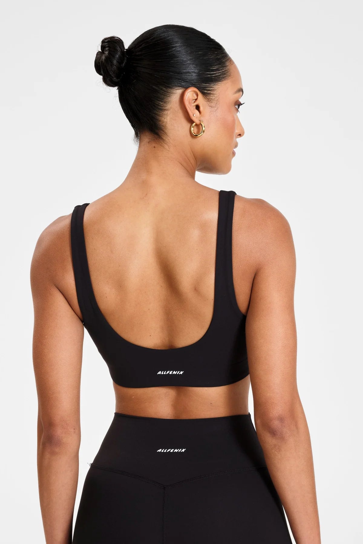 EcoSculpt Open Back Sports Bra - Salt & Sand Clothing