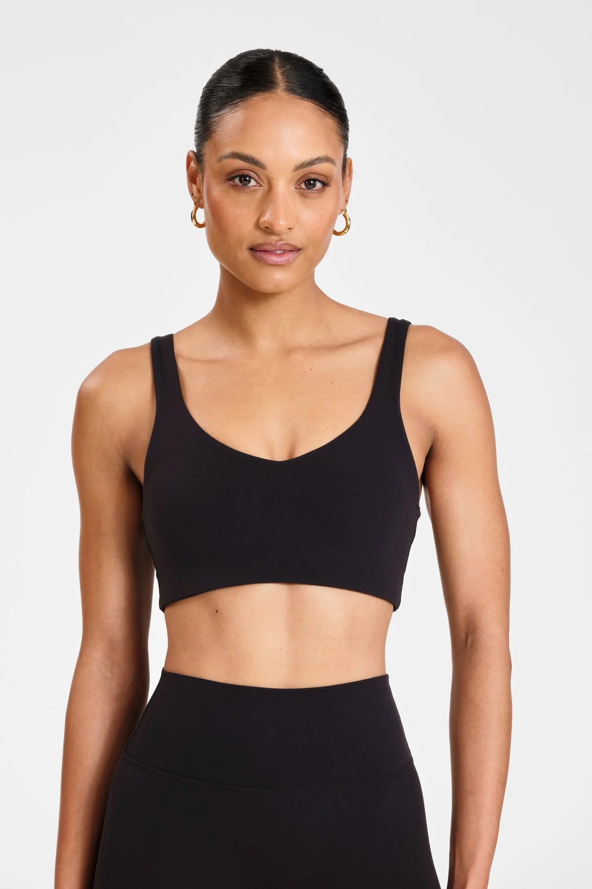EcoSculpt Open Back Sports Bra - Salt & Sand Clothing