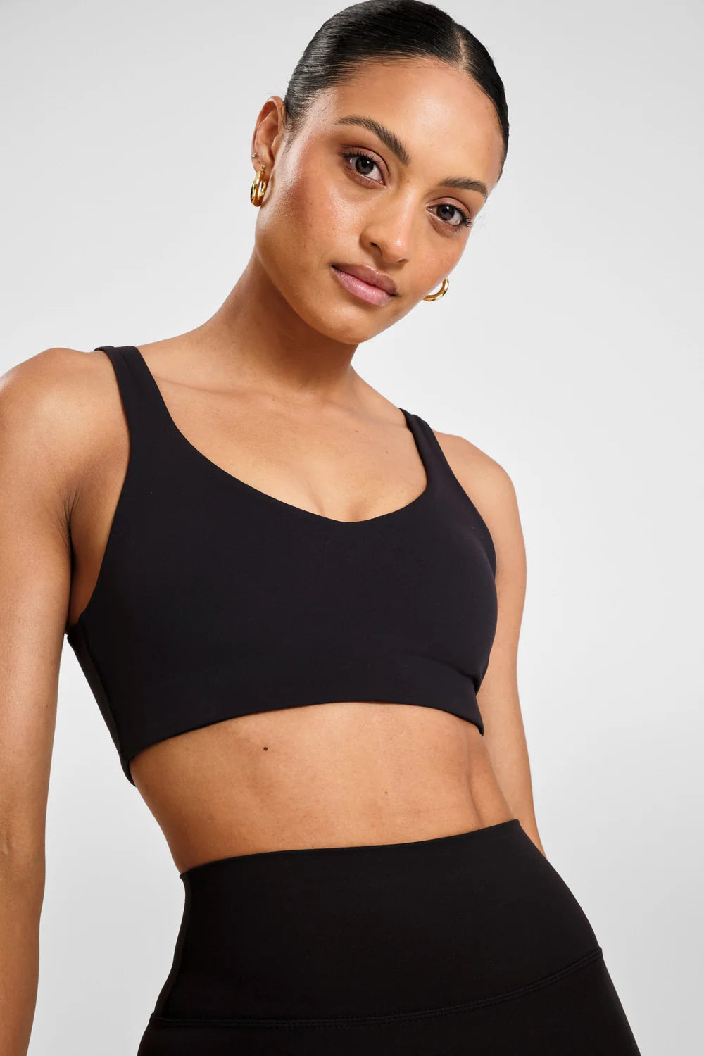 EcoSculpt Open Back Sports Bra - Salt & Sand Clothing