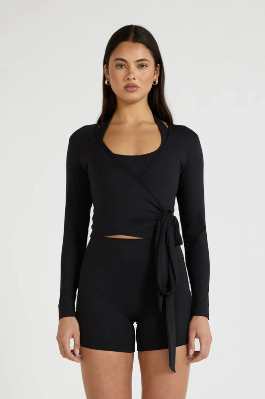 CloudCore Lite Long Sleeve Wrap Top - Salt & Sand Clothing