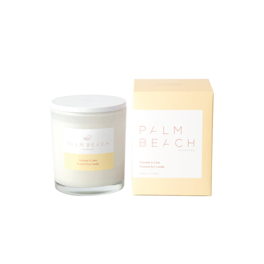  Palm Beach Collection | Coconut & Lime 420g Candle | Salt & Sand Women's Clothing & Accessories Inverloch