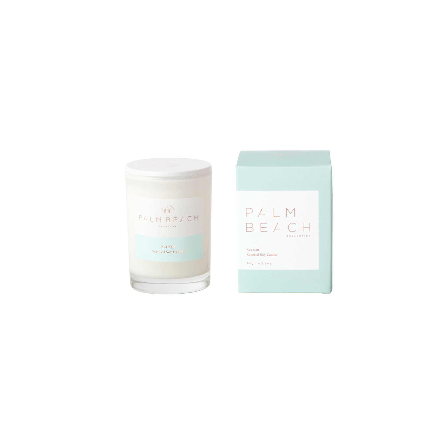  Palm Beach Collection | Sea Salt 90g Mini Candle | Salt & Sand Women's Clothing & Accessories Inverloch